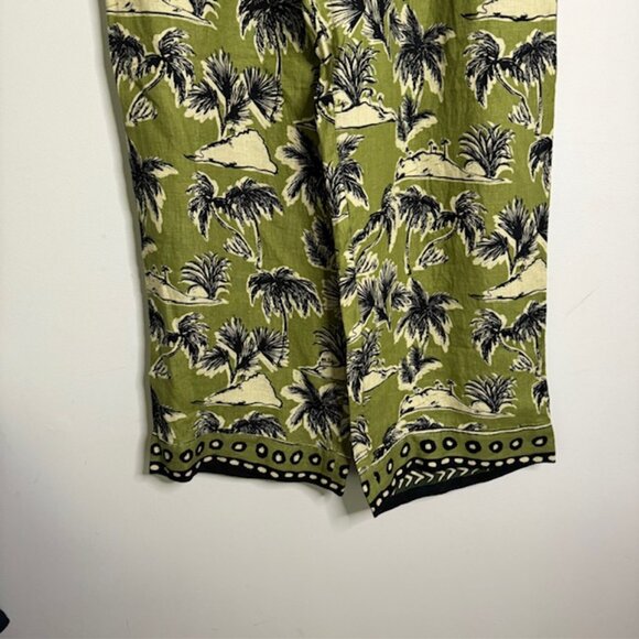 Tahari Women's Wide Leg Linen Pants Size Large - Picture 4 of 6